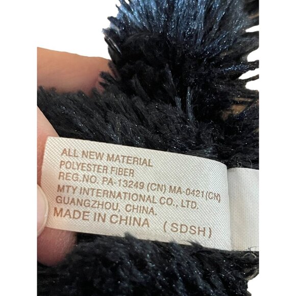 Dan Dee Brown‎ and Black Dog Plush with Easter Bunny Ears 2010 8" - Picture 4 of 6